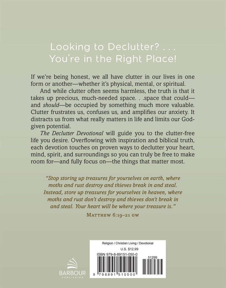 Barbour Publishing, Inc. - The Declutter Devotional