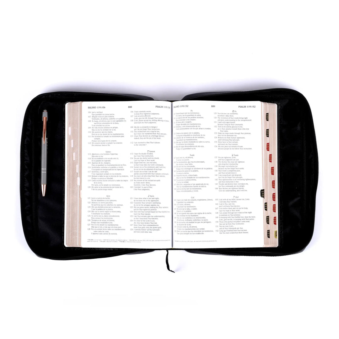 Swanson Christian Products - Bible Cover Imitation Leather Cross Blk XL