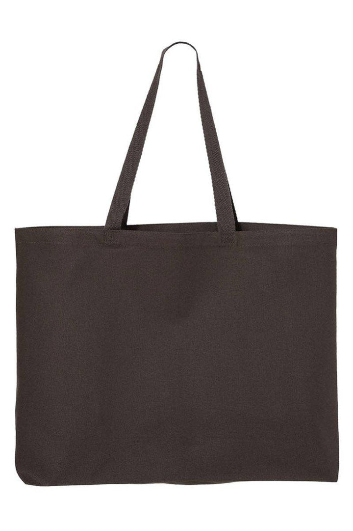 Wholesale Accessory Market - Faux Yarn Faith Over Fear Canvas Jumbo Tote