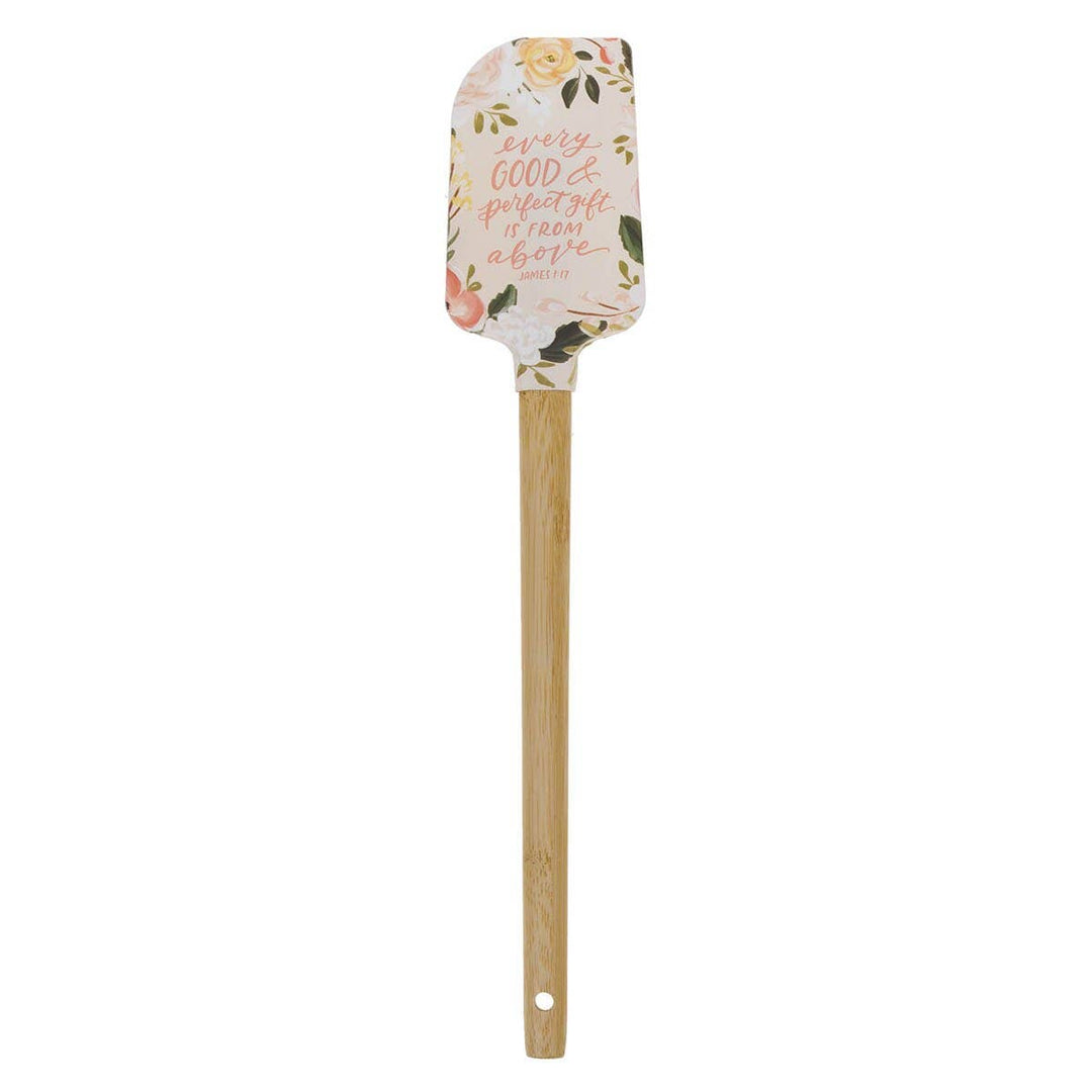 Christian Art Gifts - Rubber Spatula Every Good &amp; Perfect Gift James 1:17