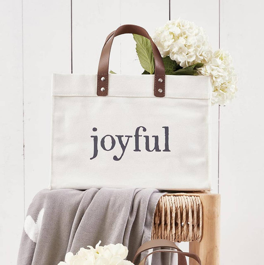 Faithworks by Creative Brands - Face to Face Mini Canvas Tote - Joyful