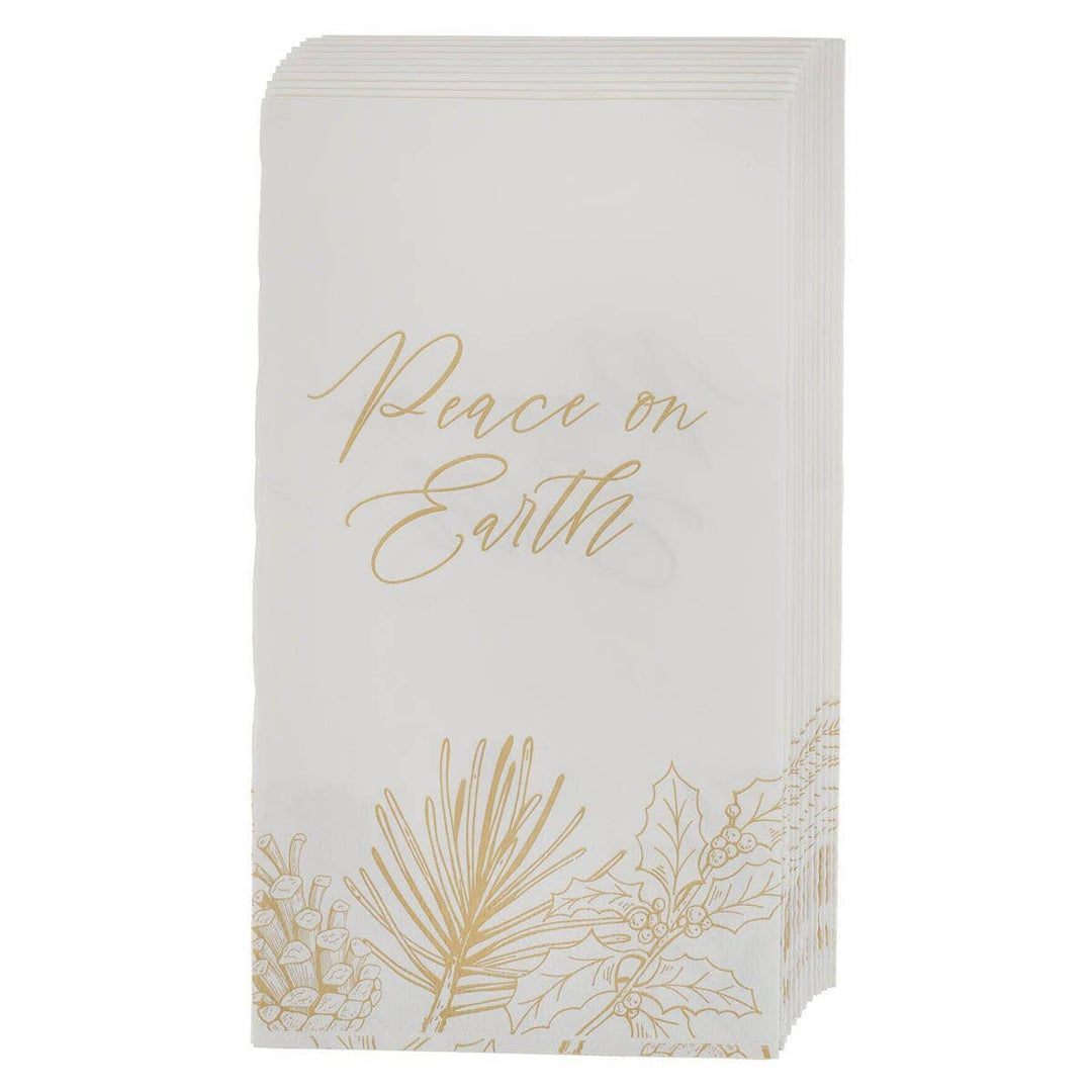 Christian Art Gifts - Dinner Napkins Paper 12pc  Peace on Earth