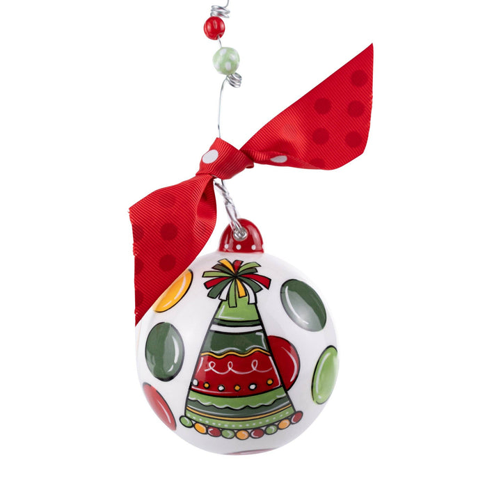 Glory Haus - Party Hat Happy Birthday Jesus Ornament