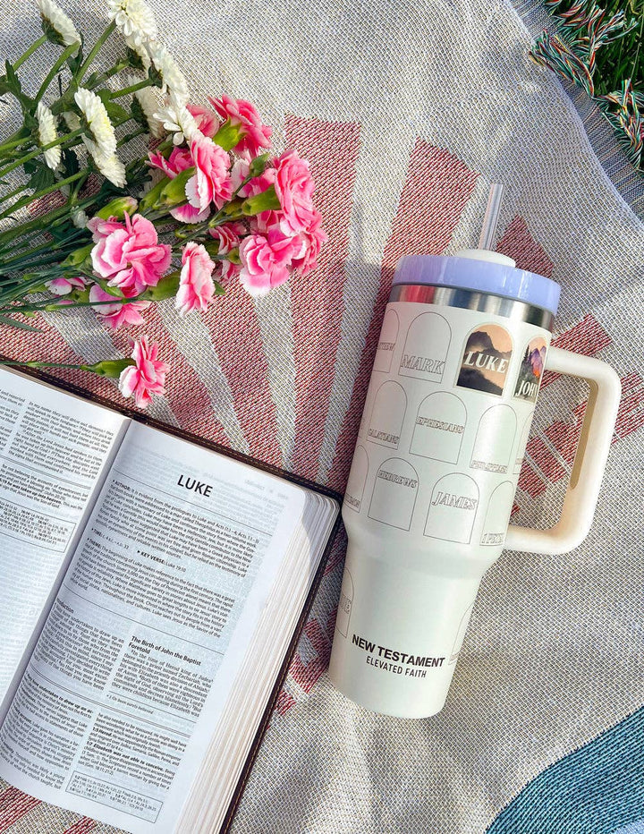 NT Bible Checklist 40 oz Tumbler