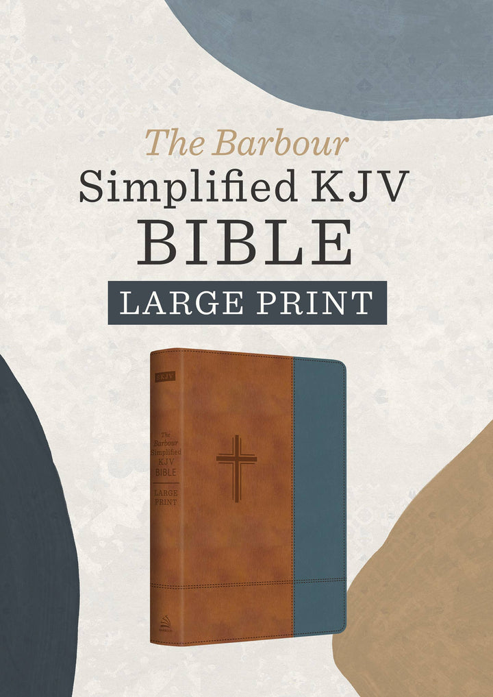 Barbour Publishing, Inc. - The Barbour Simplified KJV--Large Print [Rust &amp; Stone Cross]
