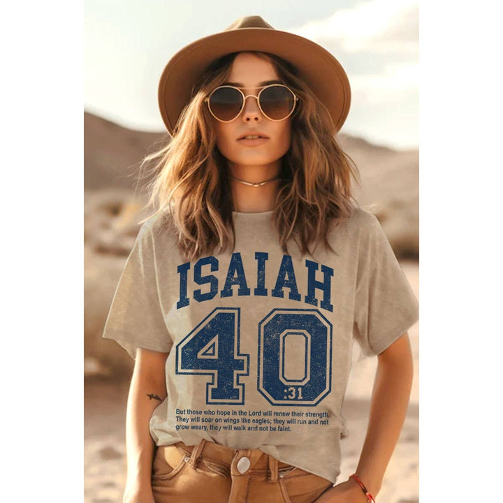 HRTandLUV - ISAIAH 40 31 MINERAL GRAPHIC TEE