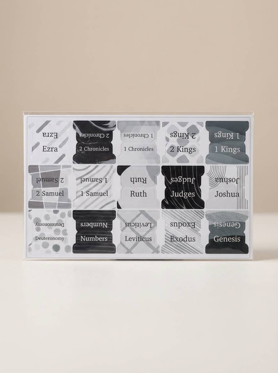 Mr. Pen - Gray Bible Tabs Laminated 75 Pack