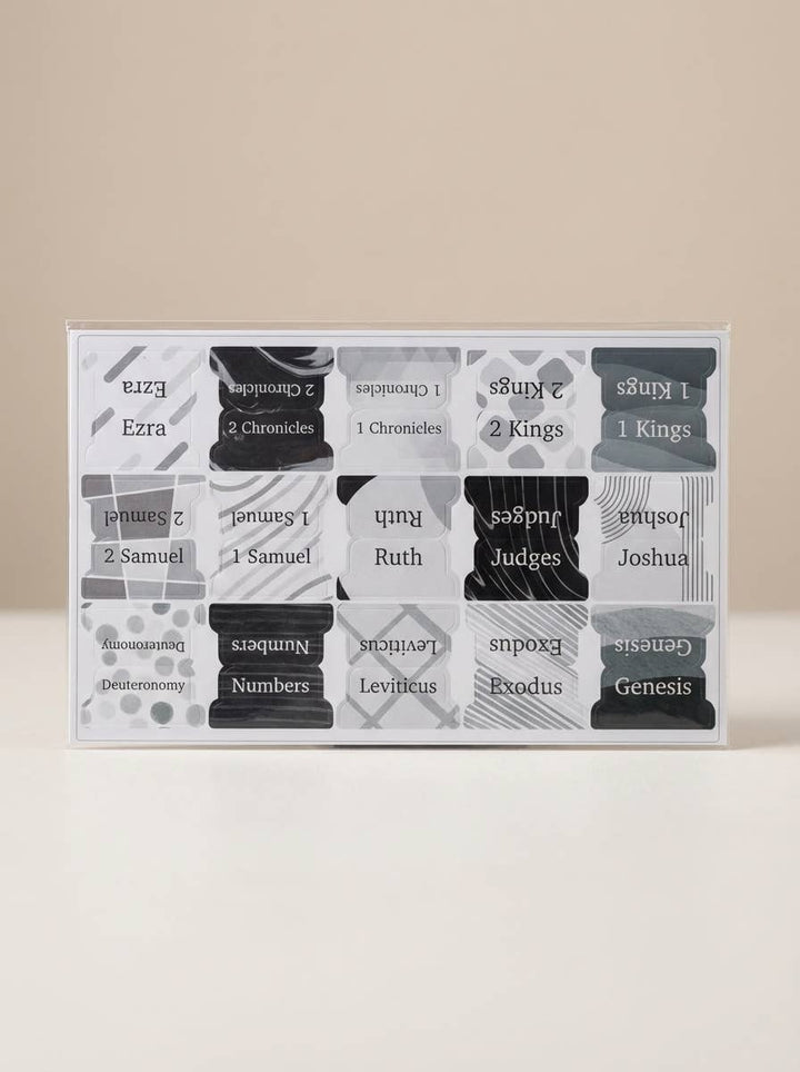 Mr. Pen - Gray Bible Tabs Laminated 75 Pack