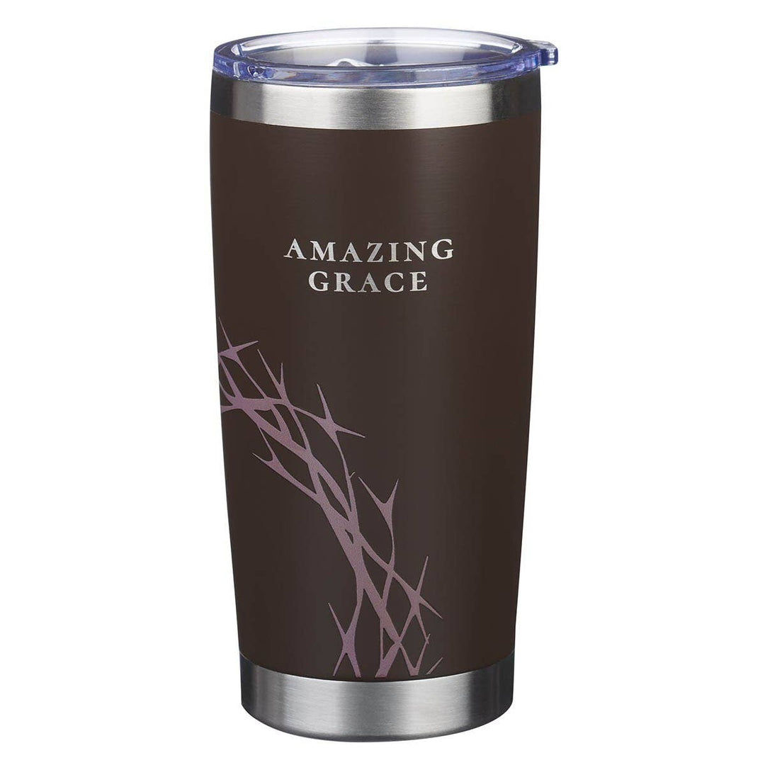 Tumbler SS Taupe Amazing Grace