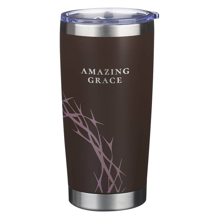 Tumbler SS Taupe Amazing Grace