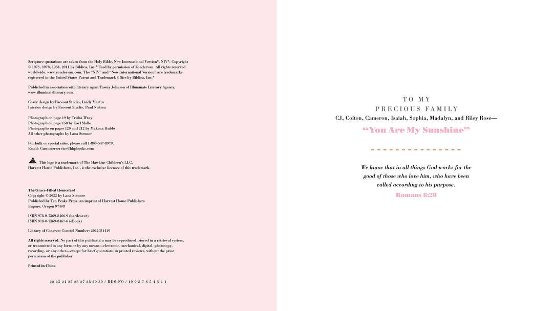 The Grace-Filled Homestead: Hardcover / English