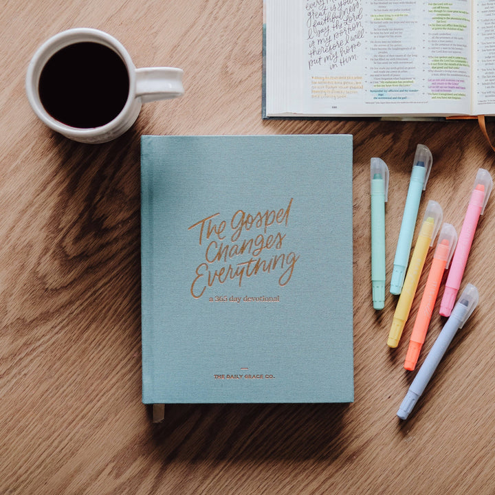 The Daily Grace Co - The Gospel Changes Everything Devotional | Coffee Table Book