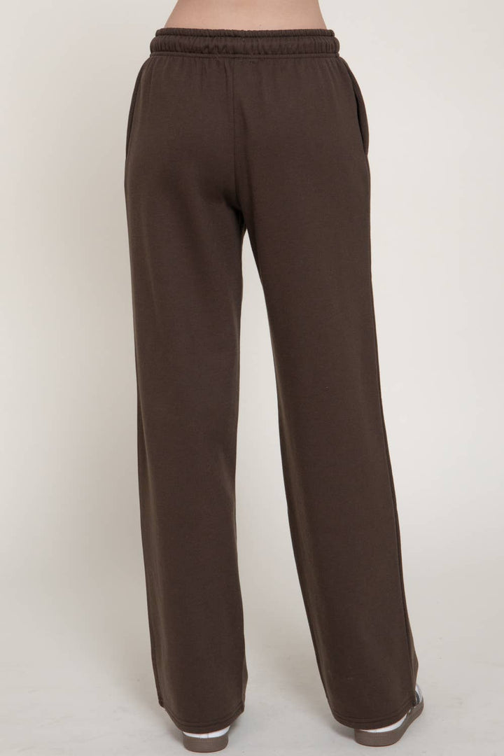 42POPS -  Straight Leg Inner Fleece Jogger Pants