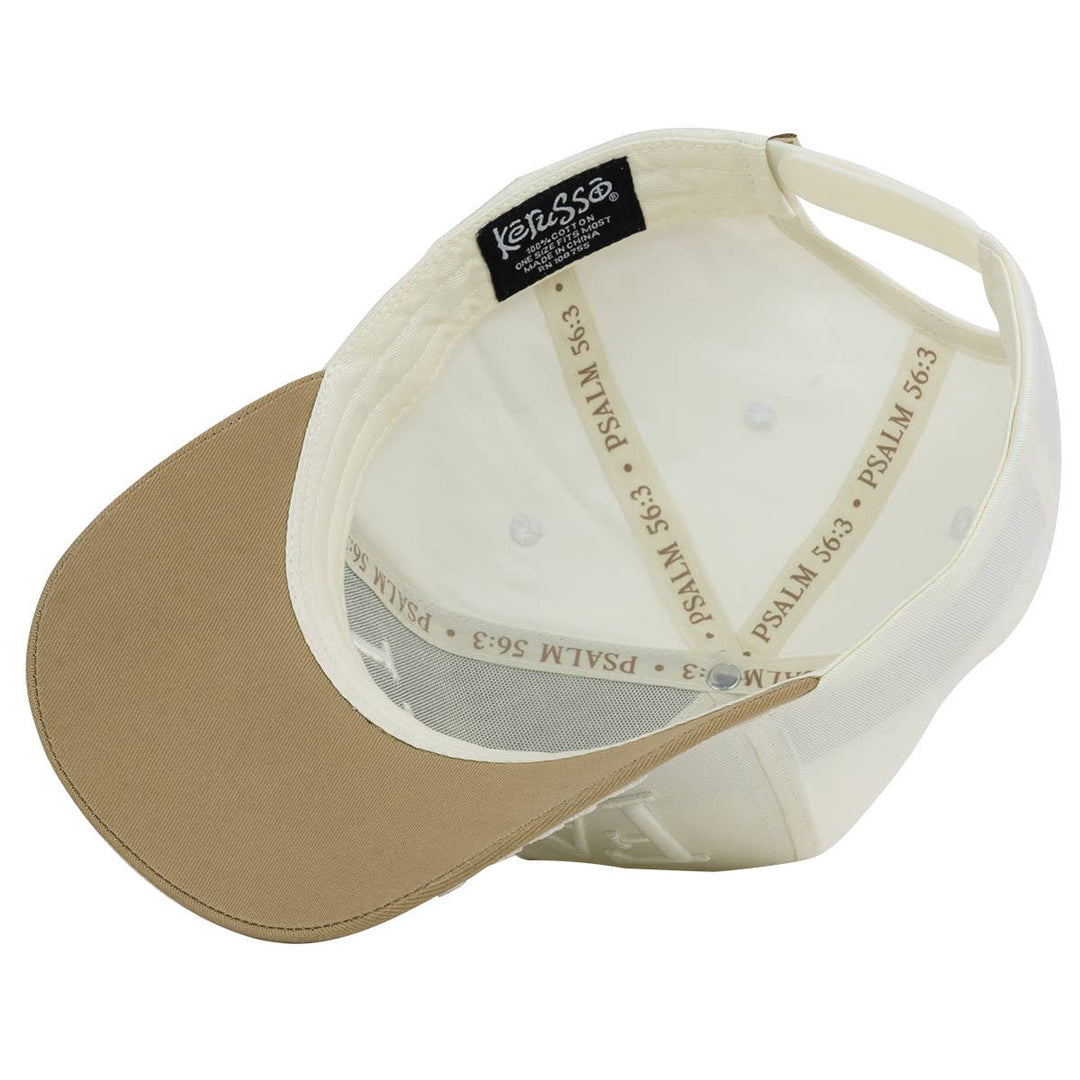 Kerusso - Kerusso Womens Cap Faith Over Fear Two Tone