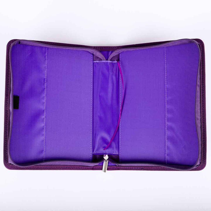 Swanson Christian Products - Bible Cover Imitation Leather Great Love Purple L