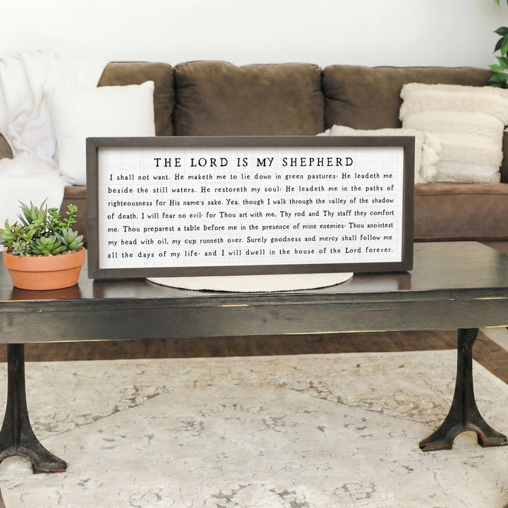 Sincere Surroundings - Lord Is My Shepherd - Farmhouse Frames