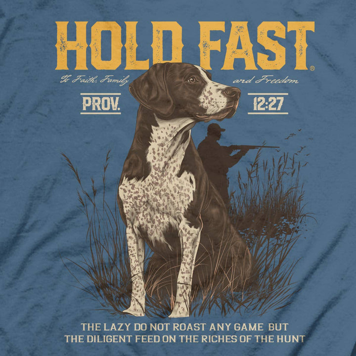 HOLD FAST Mens T-Shirt Hunting Dog