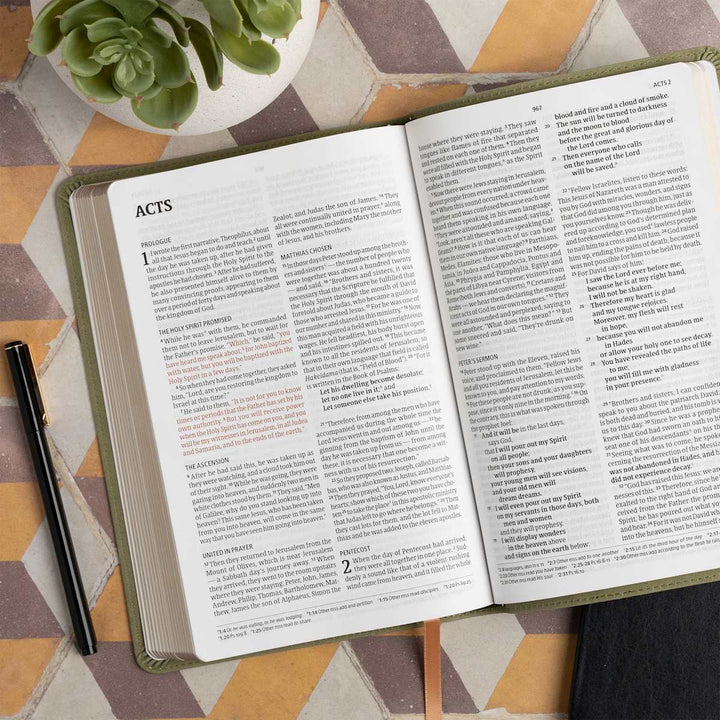 Lifeway - CSB Thinline Digital Study Bible, Sage SuedeSoft