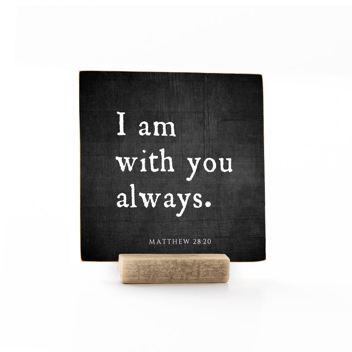 Revelation Culture - Traditional Scriptures | Wood 4 x 4" Flat Message Card