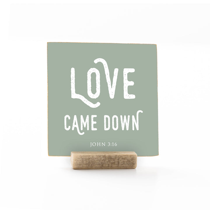 Revelation Culture - Christmas | Wood Message Art Card Flat Card | 4 x 4