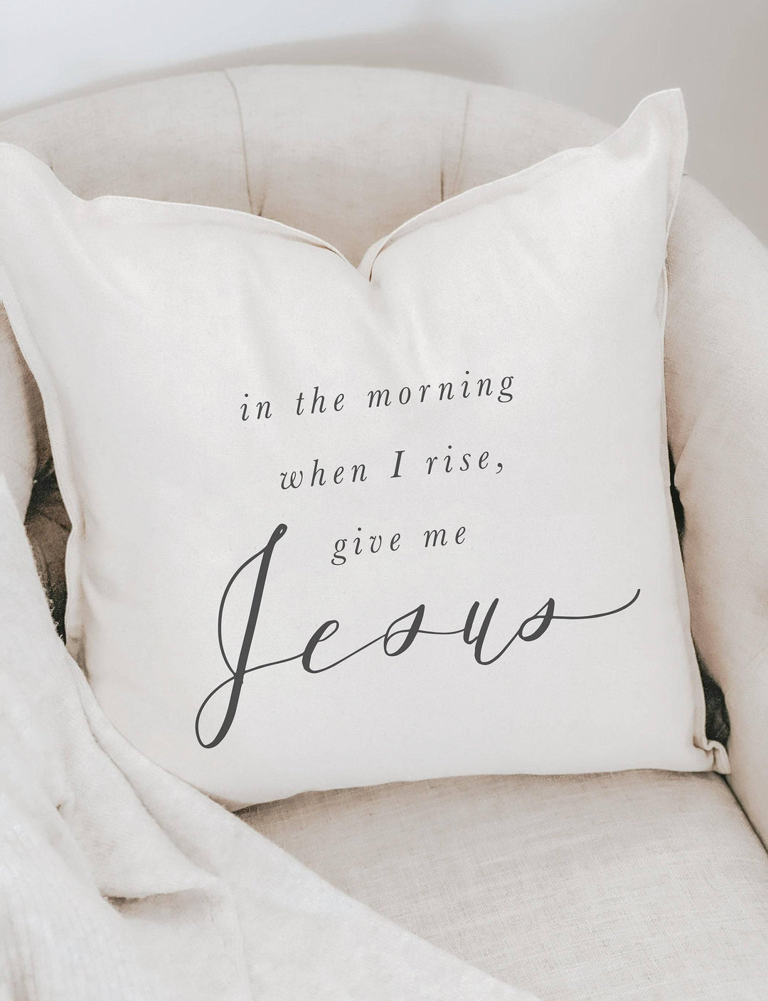 Throw Pillows - Give Me Jesus | Christian Housewarming Gift