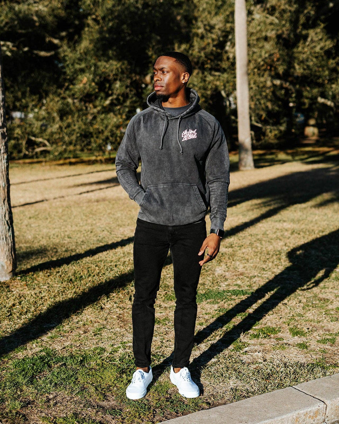 In God We Must - Jesus Saves Premium Hoodie
