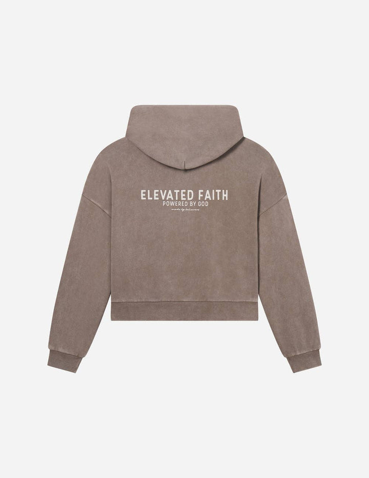 Kingdom Club Brown Full-Zip Hoodie