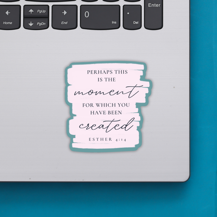 Faith &amp; Life Christian Brands - Esther 4:14 Moment Sticker | Christian Stickers | Faith