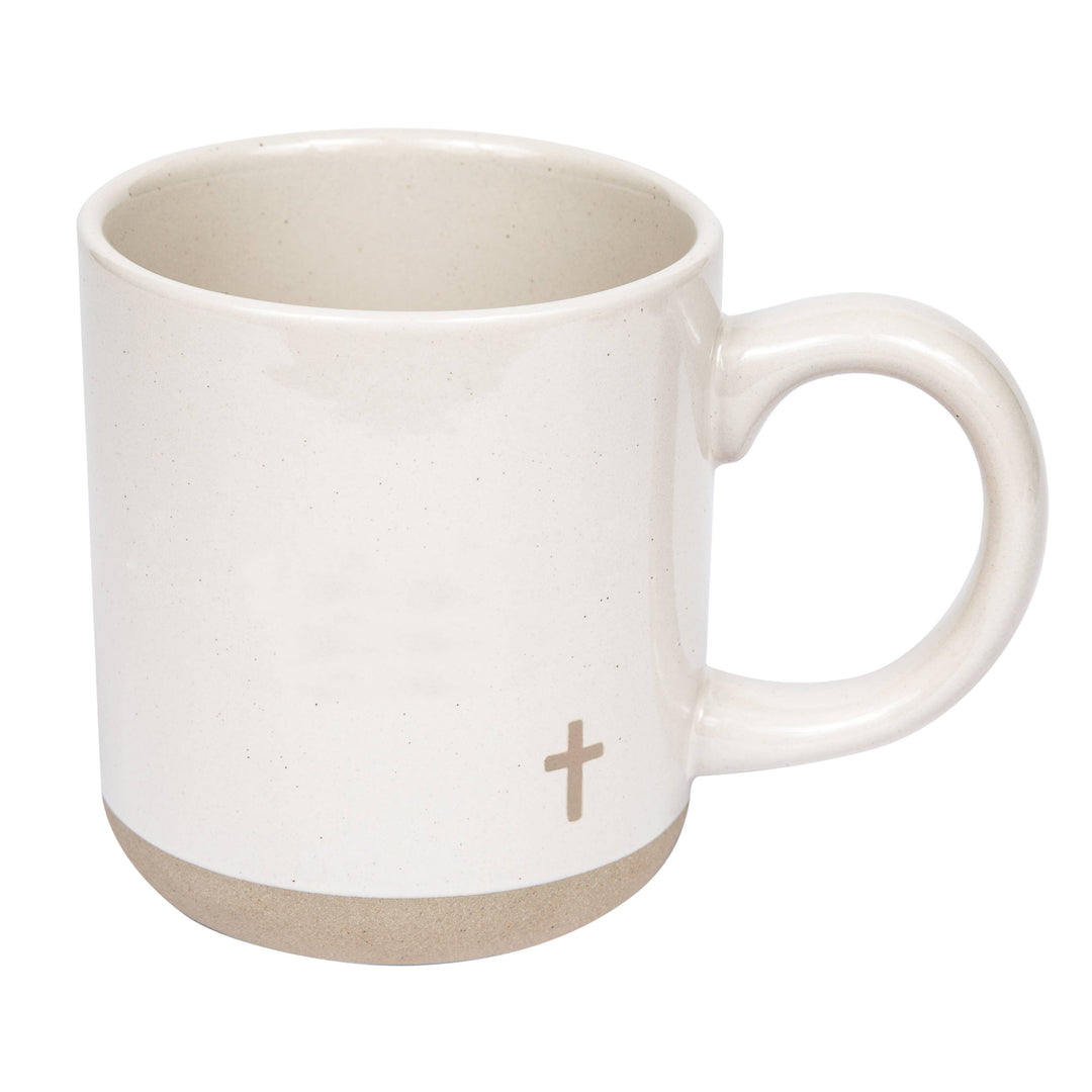 Cross Stoneware Coffee Mug - Home Decor &amp; Gifts