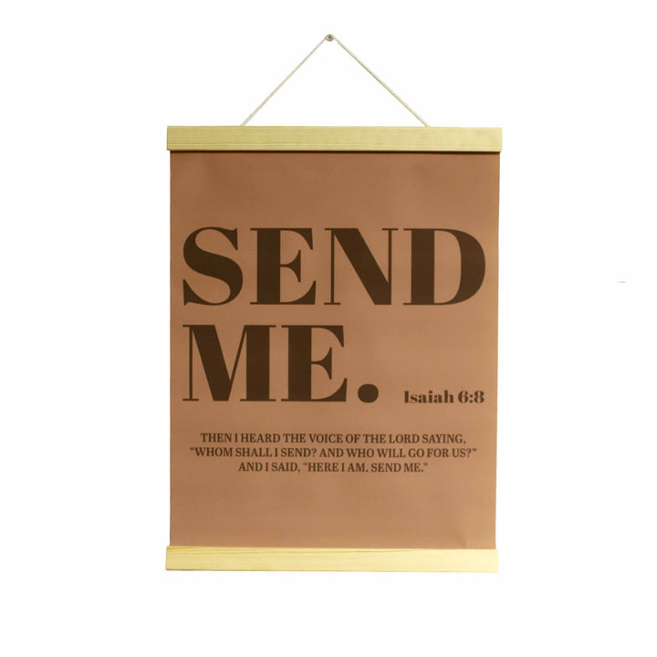 Send Me - Christian Canvas Wall Art - Isaiah 6:8