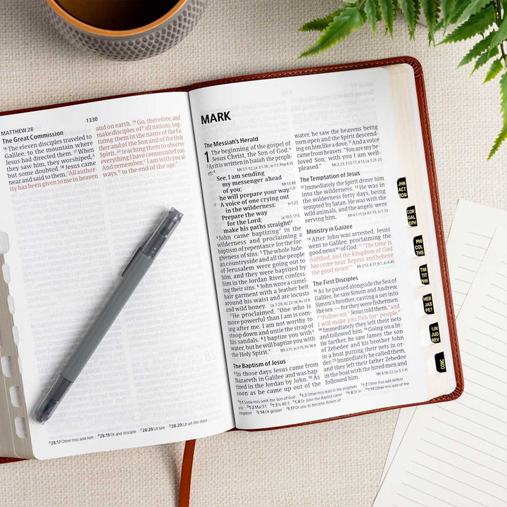 Lifeway - CSB Large Print Reference Bible, Digital LeatherTouch