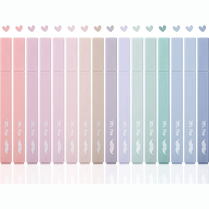 Mr. Pen - Aesthetic Highlighters 16 Pack