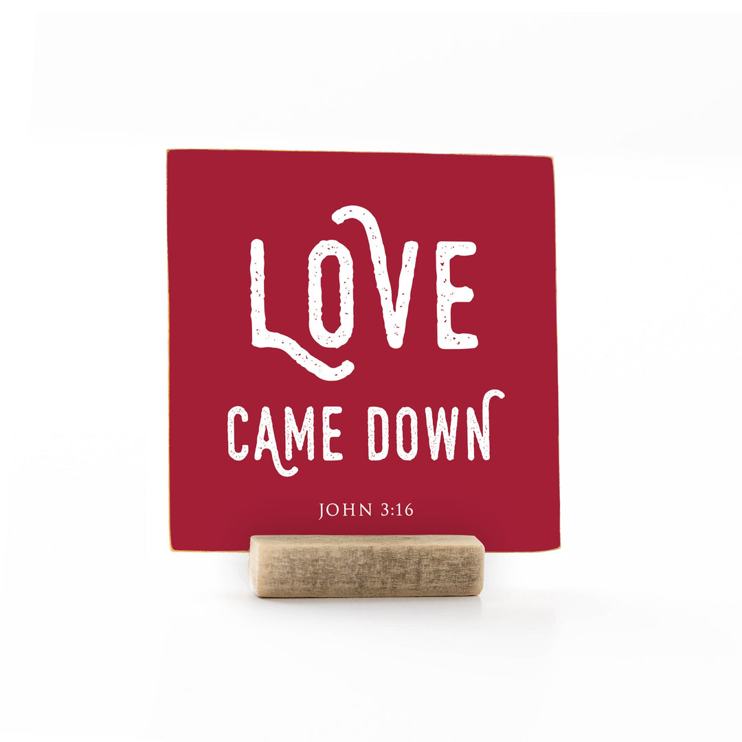 Revelation Culture - Christmas | Wood Message Art Card Flat Card | 4 x 4