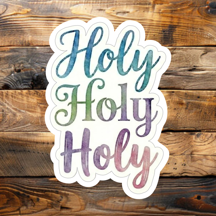 Sticky Sticker Guy - Holy Holy Holy Sticker - Hymn Sticker