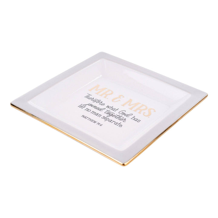 Glory Haus - Mr. &amp; Mrs. Joined Together Trinket Tray
