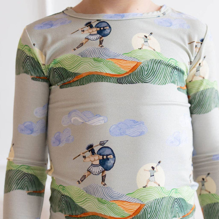 David &amp; Goliath Long Sleeve Pajamas: 2T