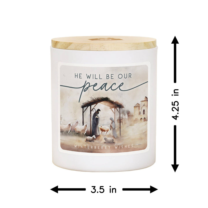 Sincere Surroundings - Our Peace Nativity - WBR - Candles