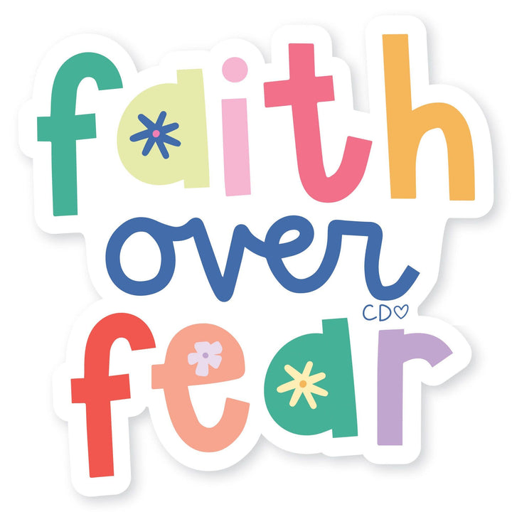 Faith Over Fear Decal Sticker