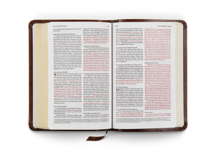 Crossway - ESV Compact Bible, Red Letter, TruTone®, Brown