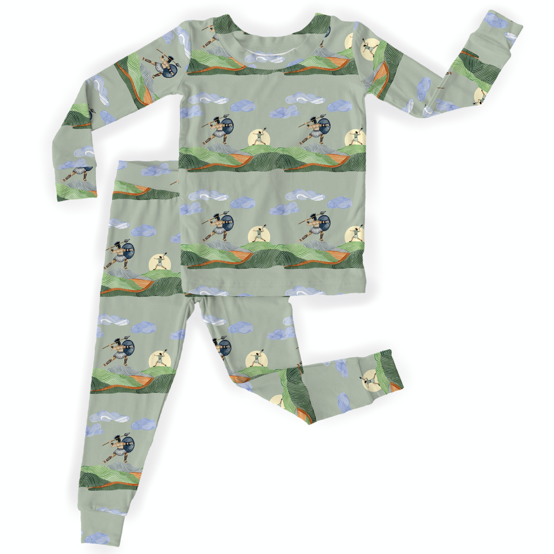 David &amp; Goliath Long Sleeve Pajamas: 3T