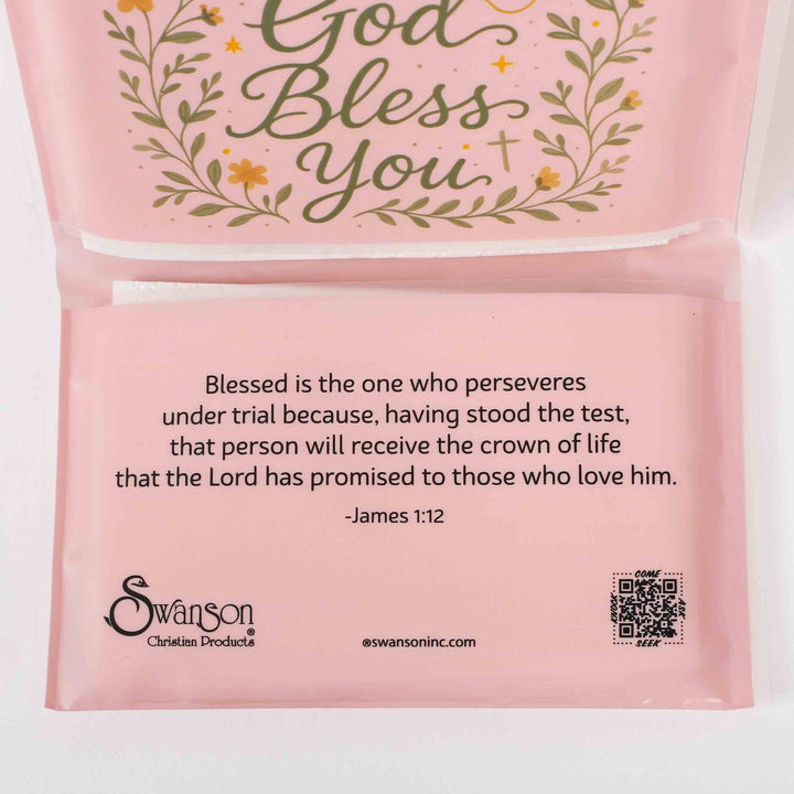 Tissue God Bless You Dove &amp; Cross Pk30