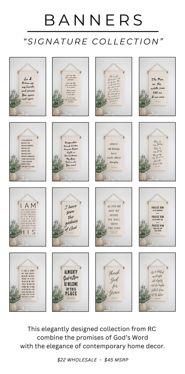 Hanging Scroll Banner | Almighty God of Love