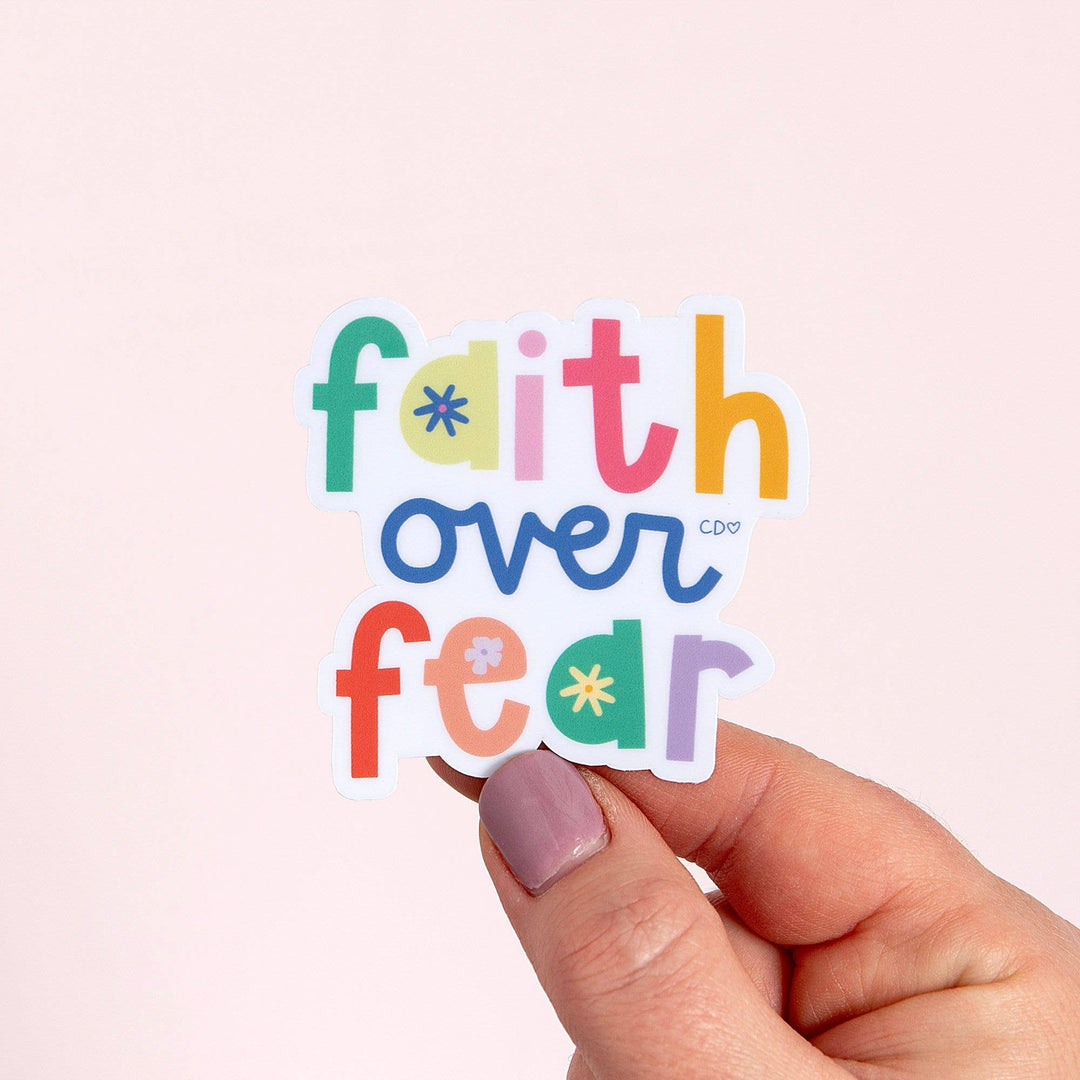 Faith Over Fear Decal Sticker