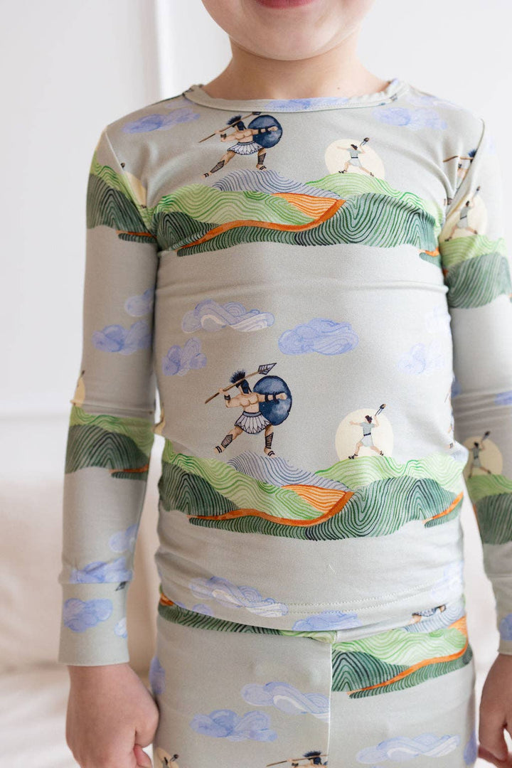 David &amp; Goliath Long Sleeve Pajamas: 2T