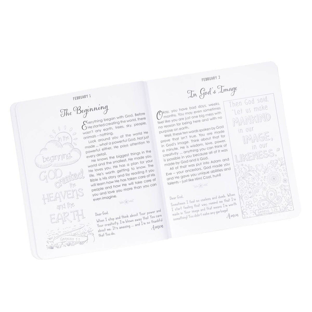 Kid Book Illustrated Devotional for Girls Softcover