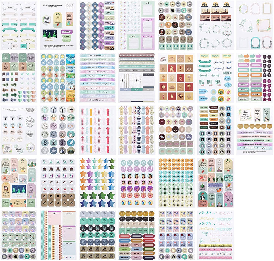 Mr. Pen - Christian Journaling Stickers 31 Sheets
