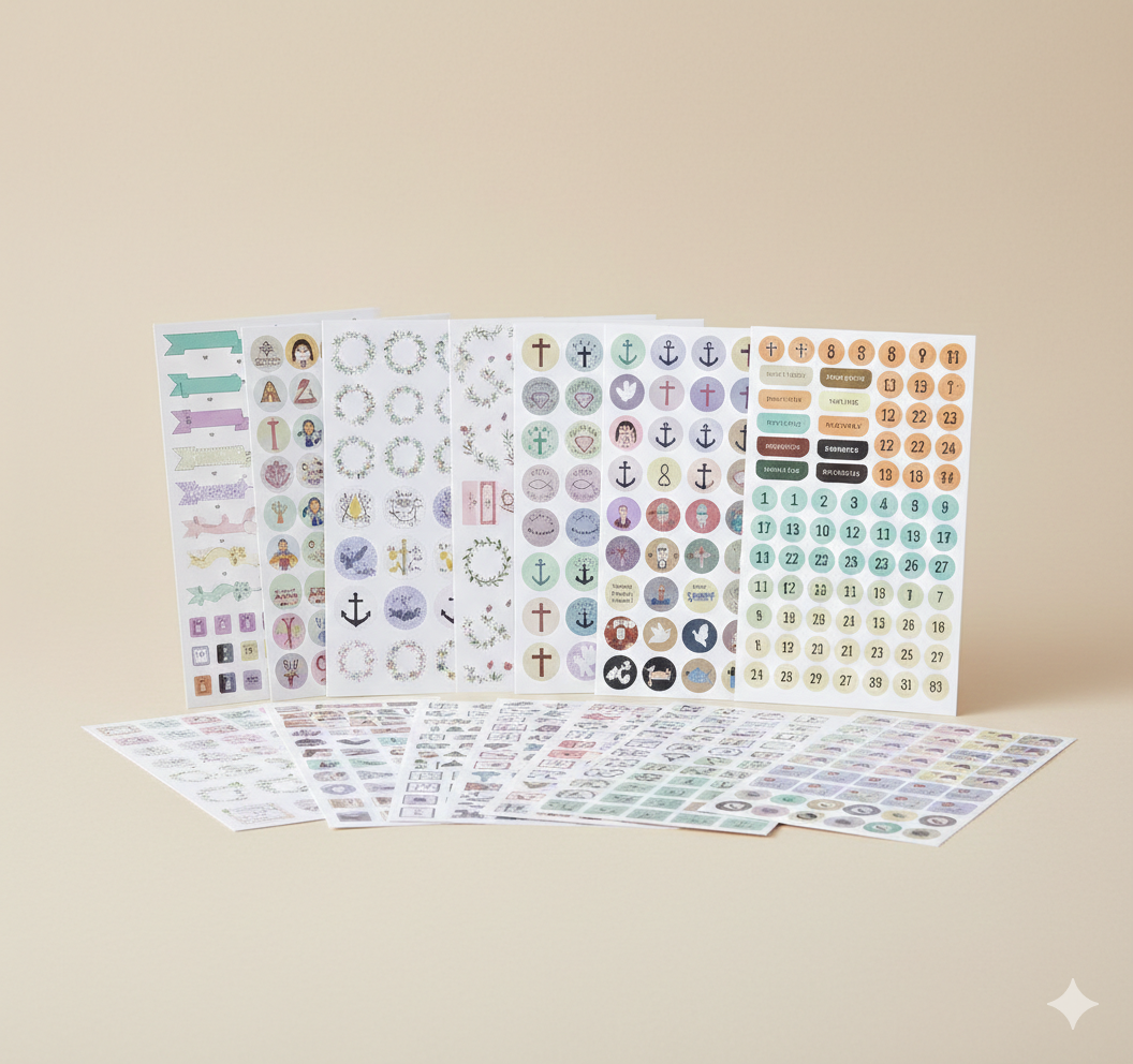 Mr. Pen - Christian Journaling Stickers 31 Sheets