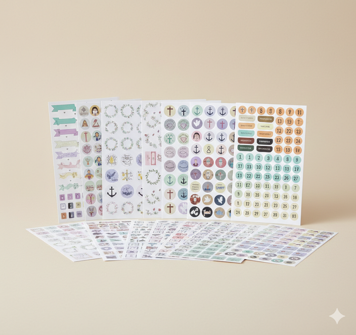 Mr. Pen - Christian Journaling Stickers 31 Sheets