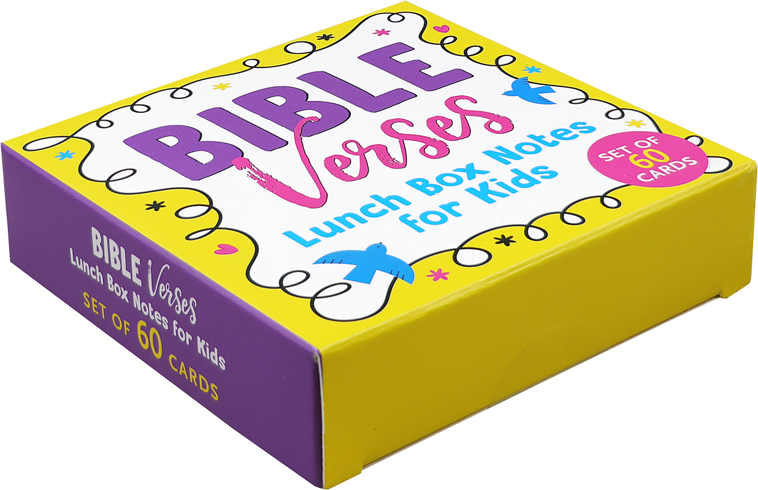 Peter Pauper Press - Bible Verses Lunch Box Notes for Kids (60 cards)