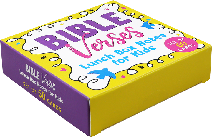 Peter Pauper Press - Bible Verses Lunch Box Notes for Kids (60 cards)